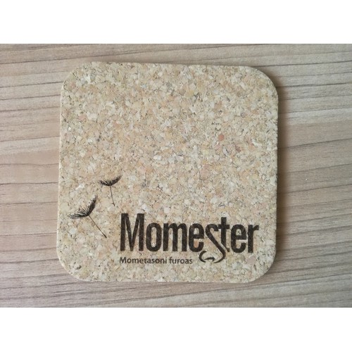 SOUS-VERRES ECO EN LIÈGE AVEC GRAVURE LASER - 4