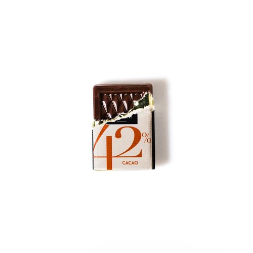 Carré 5g chocolat au lait 42% de cacao thumbnail 5
