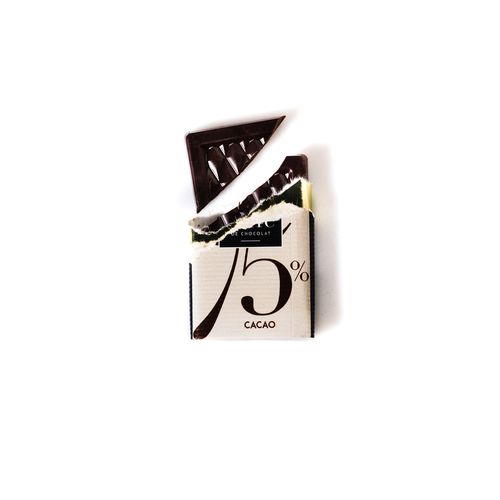 Carré 5g chocolat noir 75% de cacao origine Tanzanie thumbnail 6