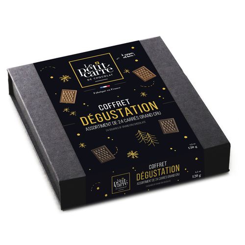 Coffret Dégustation personnalisé 24 carrés de chocolat thumbnail 5