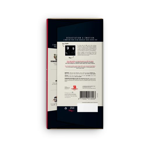Tablette 90g Chocolat noir 68% de cacao origine Mexique thumbnail 4