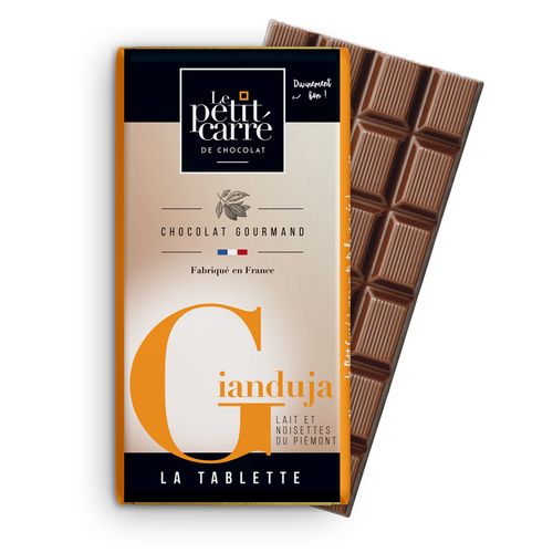 Tablette 90g Chocolat Gianduja (lait-noisettes) thumbnail 5