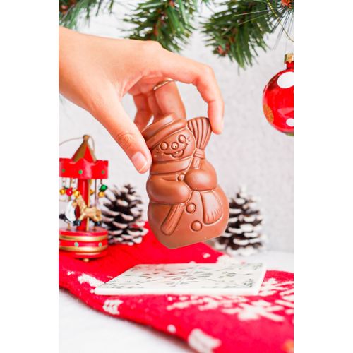 Moulage Bonhomme de Neige 50g Lait 41% Bio thumbnail 6