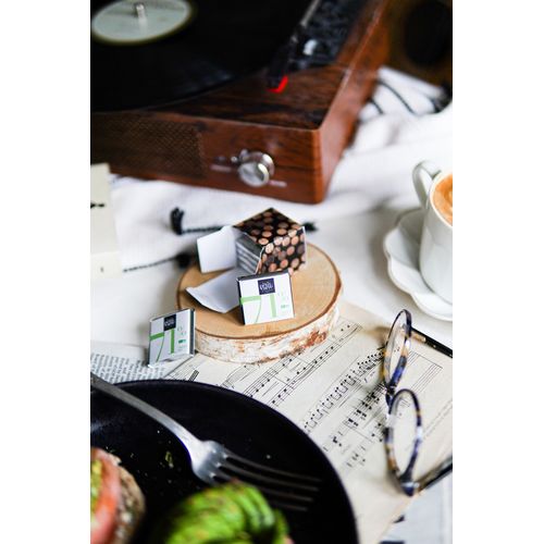 Dé personnalisé 6 carrés de chocolat noir thumbnail 5