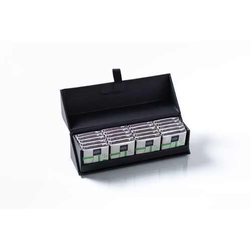 Coffret Délicatesse personnalisé 20 carrés de chocolat avec bagues personnalisées thumbnail 5