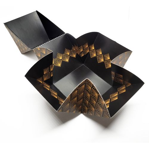 Cube personnalisé 15 carrés de chocolat avec bagues personnalisées thumbnail 4