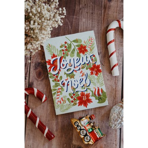 Calendrier de l'Avent personnalisé recto/verso chocolat noir Basic 60 thumbnail 6