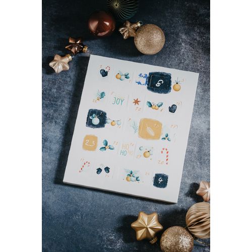 Calendrier de l'Avent personnalisé recto/verso chocolat au lait Basic 125 thumbnail 7