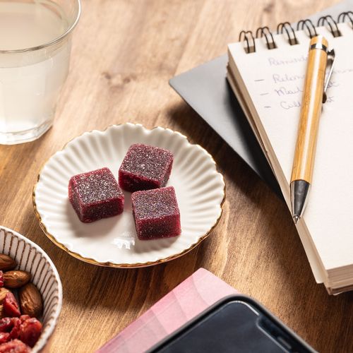 Pâte de Fruit Cassis de Bourgogne en sachet individuel thumbnail 6