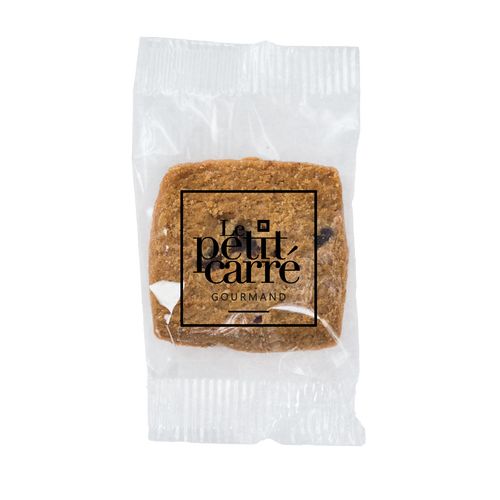 Sablé pépites de chocolat et Fleur de sel en sachet individuel personnalisé thumbnail 4