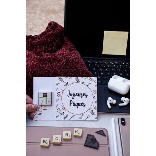 Carte de vœux 1 carré 4g chocolat noir 71% Bio* thumbnail 11