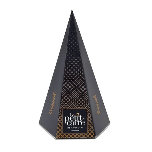Pyramide personnalisée 15 carrés de chocolat avec bagues personnalisées thumbnail 4