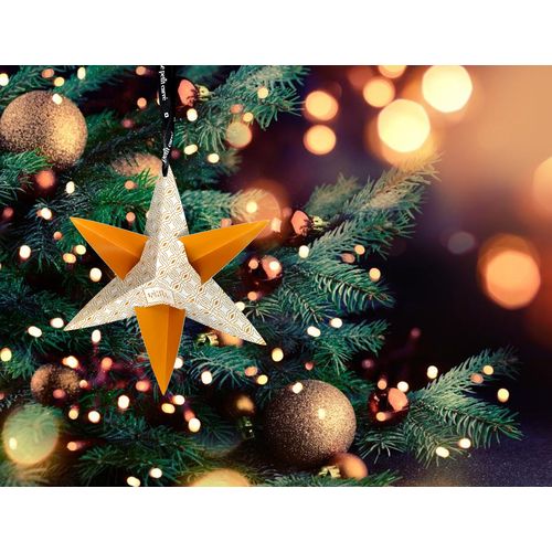 Etoile de Noël contenant 1 carré 5g de chocolat au lait 42% de cacao thumbnail 6