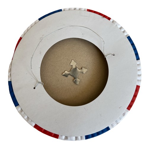 Lampion cylindrique 16cm Tricolore bleu / blanc / rouge thumbnail 4