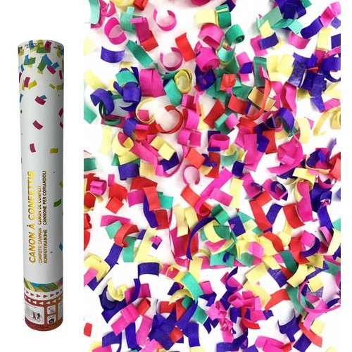 Canon à confettis 60cm Papier Multicolore Ininflammable thumbnail 4