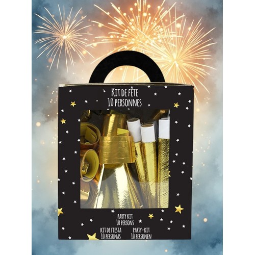 Boîte  Cotillons 10 Personnes OR thumbnail 4