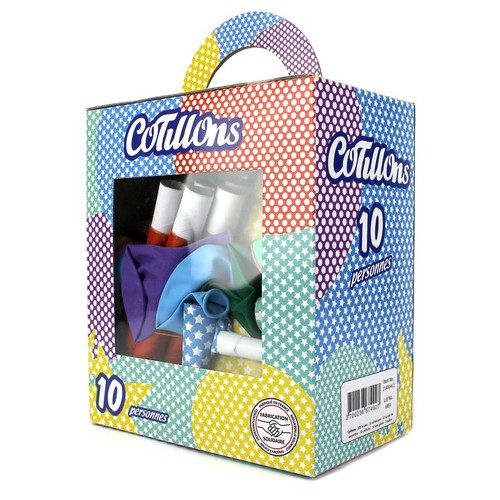 Boîte Cotillons 10 Personnes HAPPY COLOR 2* thumbnail 7