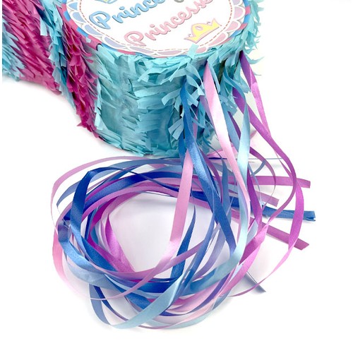 Pinata à tirer Baby Shower 50X38X10 cm Prince ou Princesse ? thumbnail 4