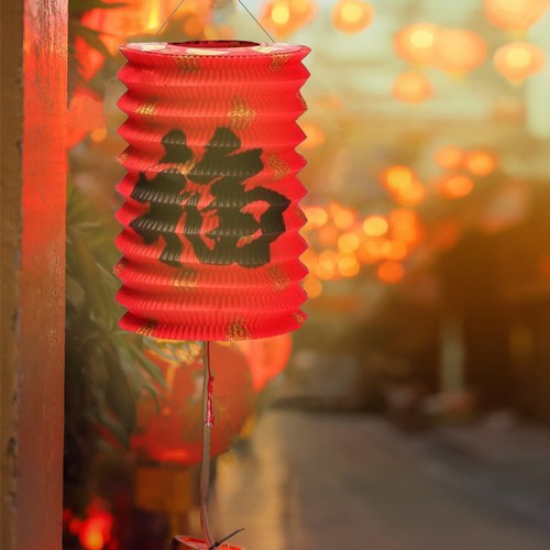 Lampion cylindrique 16cm 2 Motifs asiatiques thumbnail 5