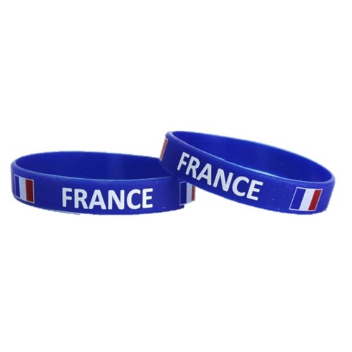Set de 2 Bracelets silicones France thumbnail 4