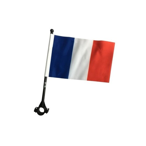 Support + drapeau 15x21cm FRANCE guidon vélo thumbnail 4