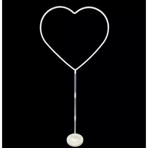 Support à ballons cœur H 150 cm avec lest water bag thumbnail 4