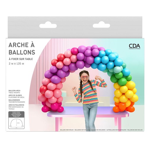 Arche à ballons fixation sur table H120 cm thumbnail 4