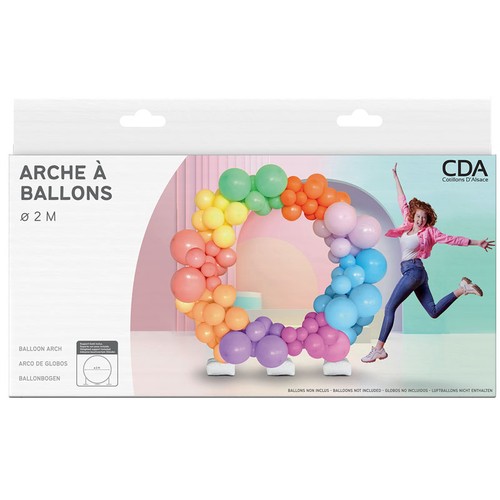 Arche à balons rond Ø 200 cm sur 3 lests à remplir d'eau thumbnail 5