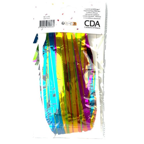 Rideau frangé multicolore 100 x 200 cm thumbnail 4