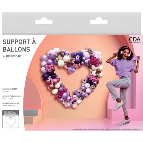 Support ballons D 150 cm COEUR thumbnail 4