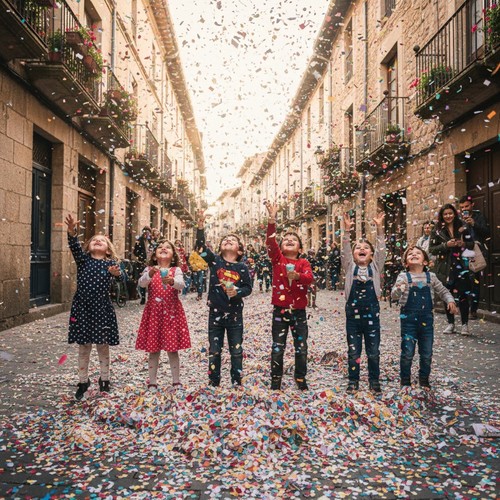 Sac de 10 kgs confettis multicolores  Carnaval thumbnail 6