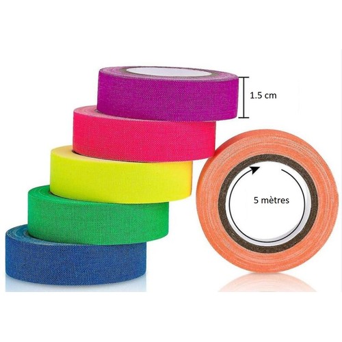 6 Rubans adhésifs 1.5 cm x 5 mètres UV thumbnail 7