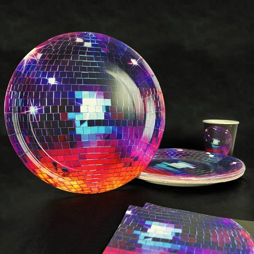 8 assiettes LET'S DISCO 23 CM thumbnail 4