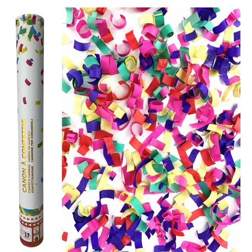 Canon a confettis 80cm Papier Multicolore Ininflammable thumbnail 4