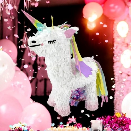 PINATA LICORNE AILE  ARC EN CIEL 46,5 x 17 x 32 cm thumbnail 6