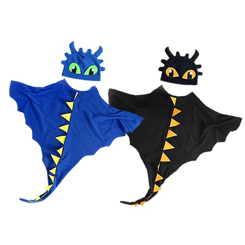 Set Cape+chapeau FUNNY DINO 2 coloris assortis thumbnail 4