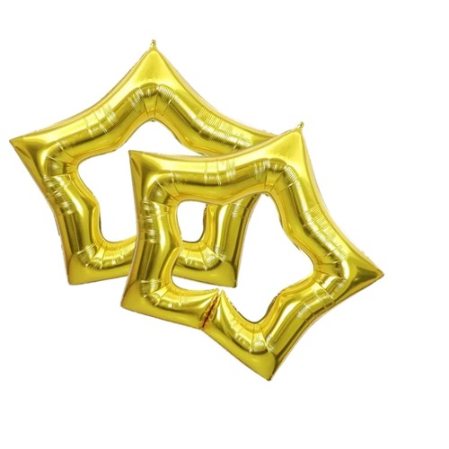 Ballon foil STAR OR 90 X 90 cm thumbnail 4