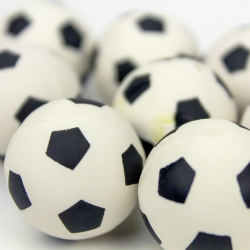 8 BALLES REBONDISSANTES 2.5 CM  FOOTBALL thumbnail 4