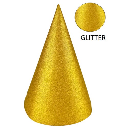 6 Chapeaux GLITTER OR 16 X 10 cm thumbnail 4