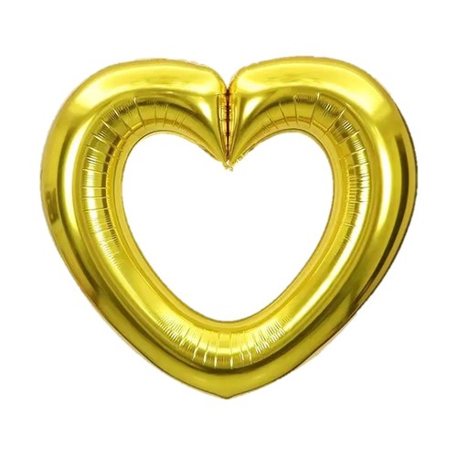 Ballon foil COEUR OR 82 X 75 cm thumbnail 5