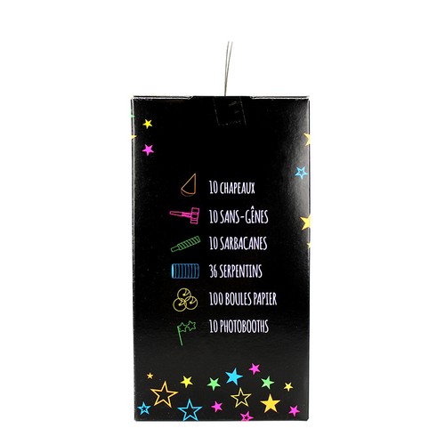 Boîte Cotillons 10 Personnes FLUO thumbnail 4