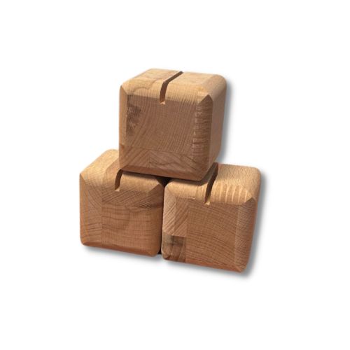 Cube en bois - QR Code - 2