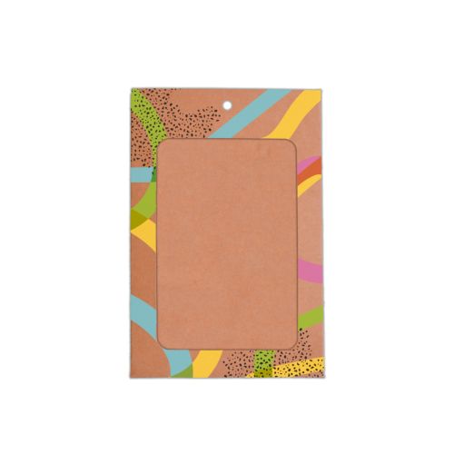 Porte-Badge A6 en Carton Kraft Français personnalisé