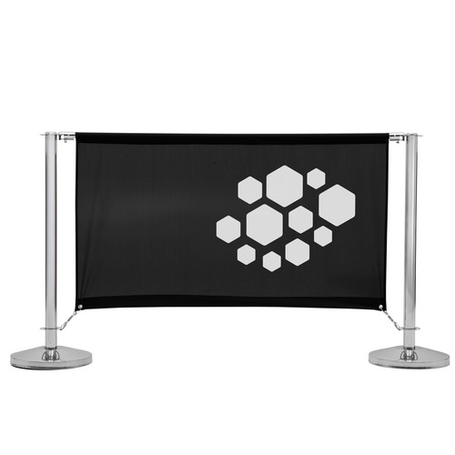 Elite Café Barriers – Double Brand Visibility