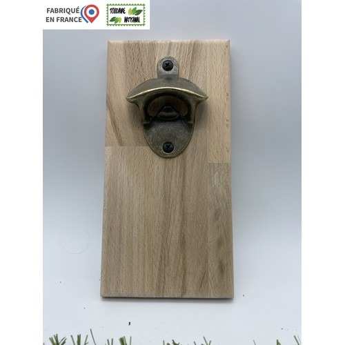 Décapsuleur mural en bois Made in France 🇫🇷 - 1