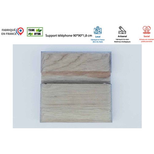Support pour téléphone en bois Made in France - 3