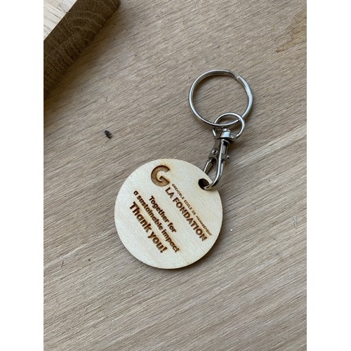 Porte-clés en chêne Made in France 🇫🇷 - 1