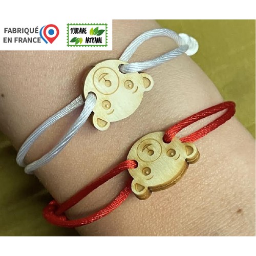 Bracelet en bois Made in France personnalisé