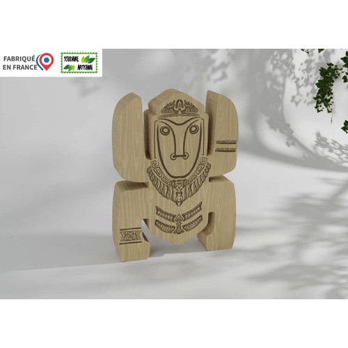 Totem/Trophée en bois sur mesure Made in France personnalisé