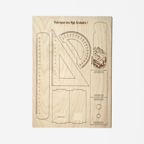 Kit scolaire en bois made in France 🇫🇷 - 2